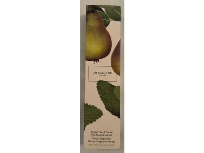 Jo Malone Travel Cologne Duo, English Pear & Freesia, Wood Sage, Sea Salt, 0.3 oz/9 mL