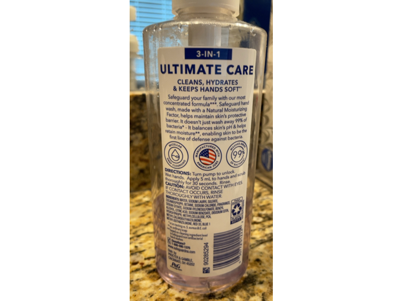 Safeguard Ultimate Care Hand Wash, Lavender,15.5 fl oz/458 mL