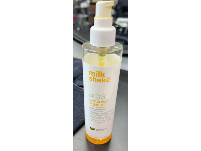 Milk_Shake Glistening Argan Oil Treatment, Organic Argan Oil, 8.45 fl oz/250 mL