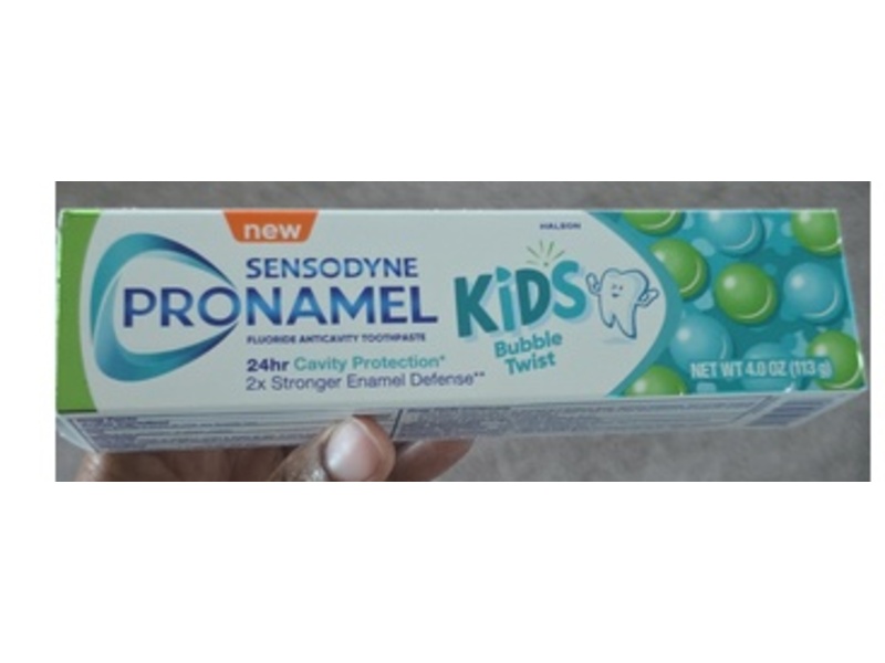 Sensodyne Pronamel Fluoride Anticavity Toothpaste, Bubble Twist, 4.0 oz/113 g