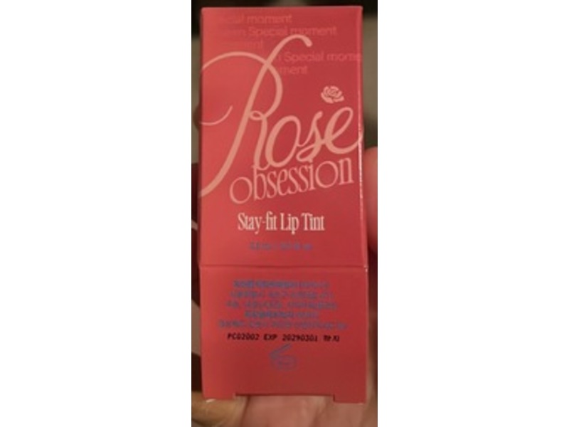 Fwee Rose Obsession Stay-Fit Lip Tint, Spring Rose, 0.11 fl oz/3.5 mL