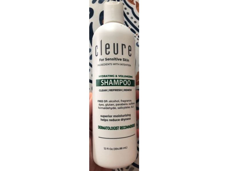 Cleure Hydrating & Volumizing Shampoo, 12 fl oz/354.88 mL