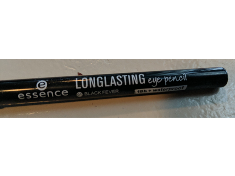 Essence Long-Lasting Eye Pencil, 01 Black Fever, 0.01 oz/0.28 g