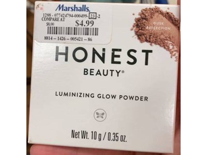 Honest Beauty Luminizing Glow Powder, Dusk Reflection, 0.35 oz/10 g