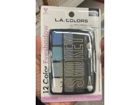 L.A. Colors Smoke 12 Colour Eyeshadow, C62161 Supernude, 0.42 oz/12 g - Image 3