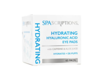 SpaScriptions Hydrating Eye Pads, Hyaluronic Acid + Caffeine + Aloe Juice, 60 Count - thumbnail 1