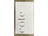 Cote Quick Dry Top Coat, 0.27 fl oz/8 mL - thumbnail 2