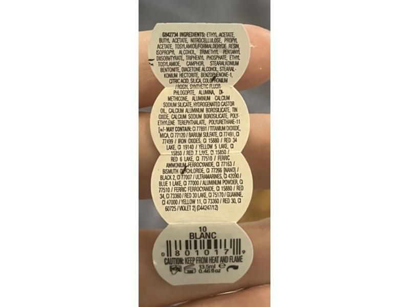 Essie Nail Polish, Blanc, 0.46 fl oz/13.5 mL