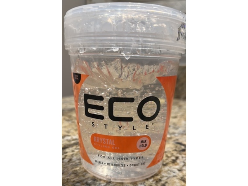 Eco Style Krystal Styling Gel, Max Hold, 32 fl oz/946 mL