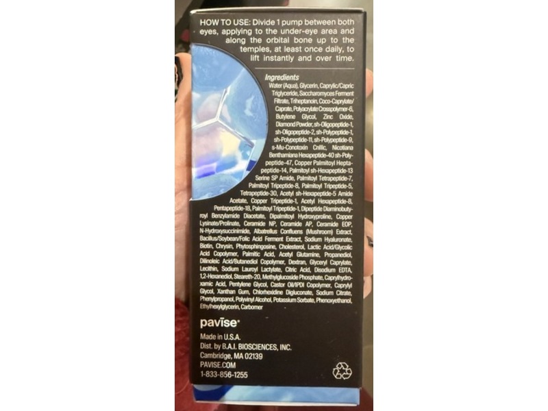 Pavise Precision Eye Lift, 0.5 fl oz/15 mL