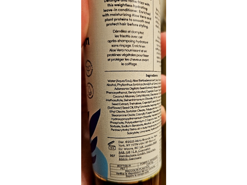 Fable & Mane Maha Mane Detangling Leave In Conditioner, 4.7 fl oz/140 mL