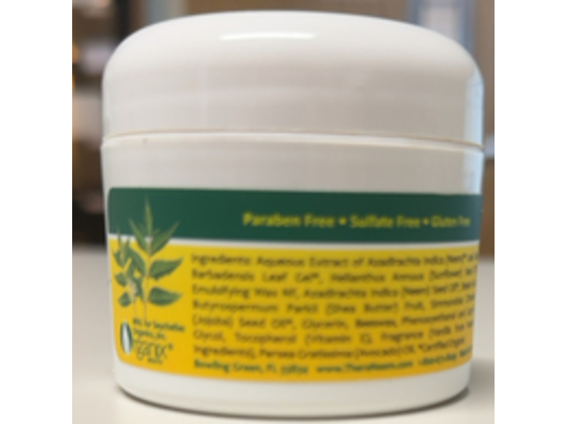 TheraNeem Naturals Neem Cream, Vanilla, 2 fl oz/60 mL