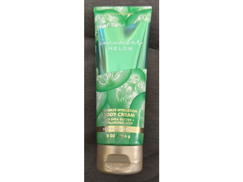 Bath & Body Works Ultimate Hydration Body Cream, Cucumber Melon, 8 oz/ 226 g