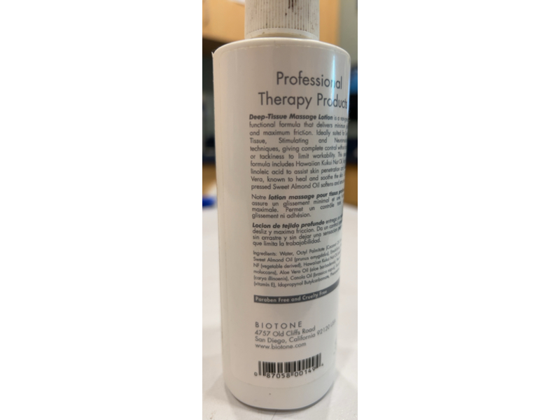 Biotone Deep-Tissue Massage Lotion, 8 fl oz/236 mL