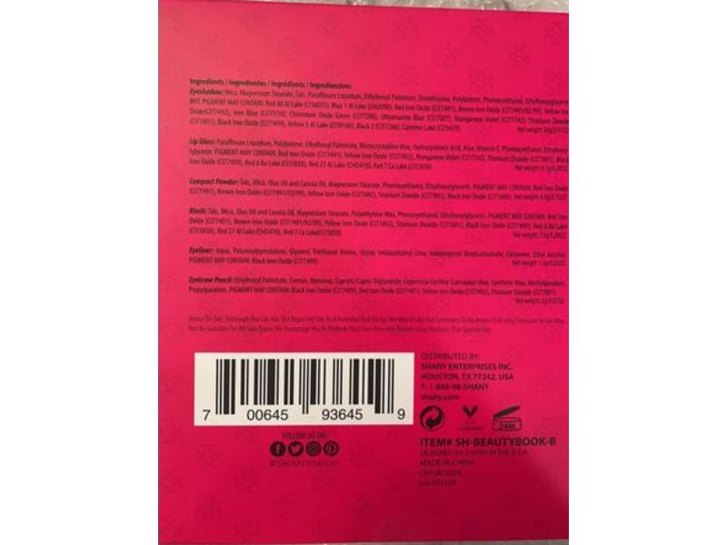 Shany Cosmetics Beauty Book Set