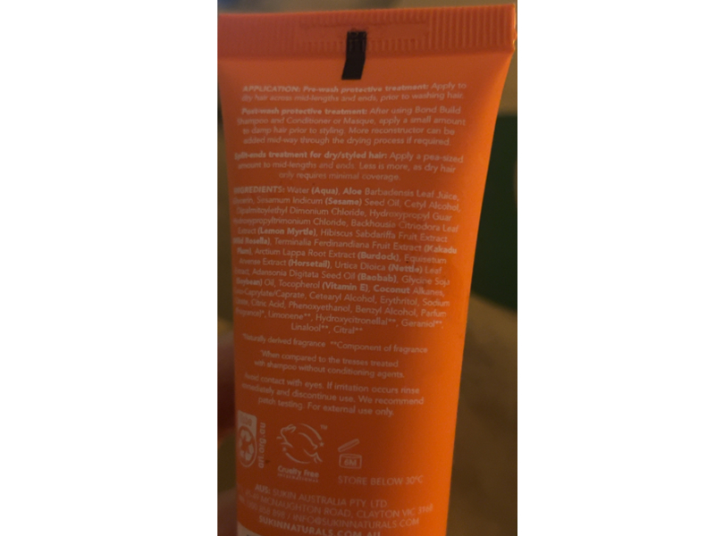 Sukin Bond Build Weightless Reconstructor Serum, 1.69 fl oz/50 mL