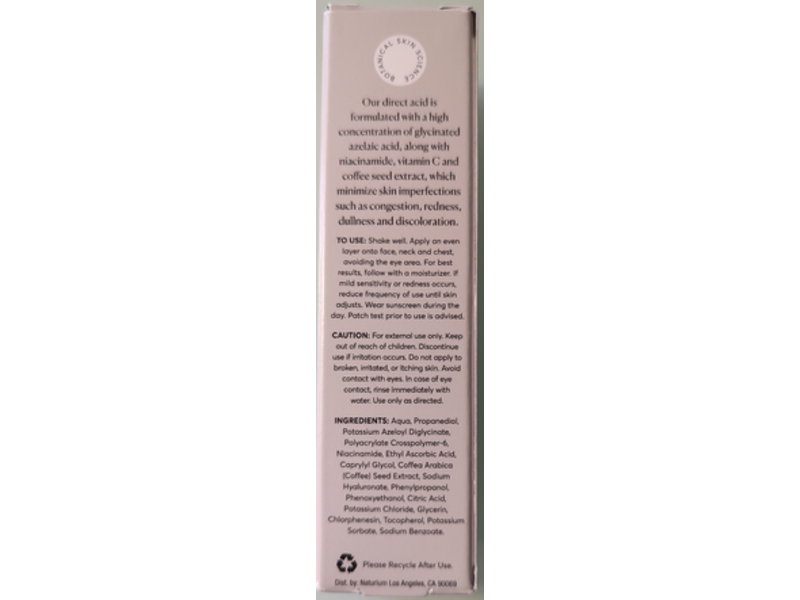 Naturium Azelaic Topical Acid 10% Dark Spot Remover, 1.0 fl oz/30 mL