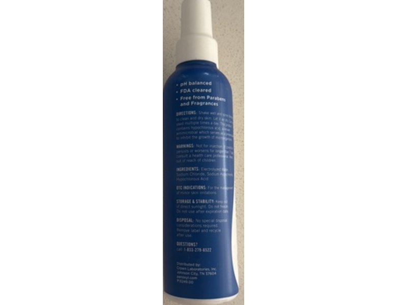 PanOxyl Antimicrobial Purifying Mist, Hypochlorous Acid, 6 fl oz/170 g
