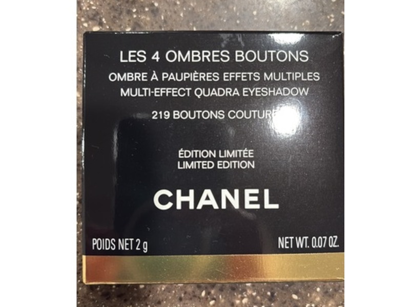 Chanel Les 4 Ombres Boutons Quadra Eyeshadow, 219 Boutons Couture, 0.07 oz/2 g