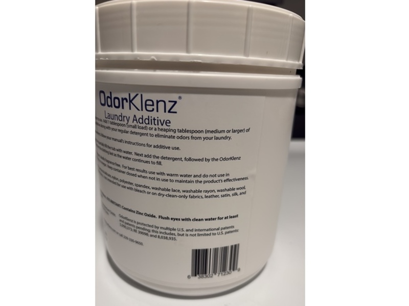 OdorKlenz Laundry Additive, 80 Loads, 39.5 oz/1.12 kg