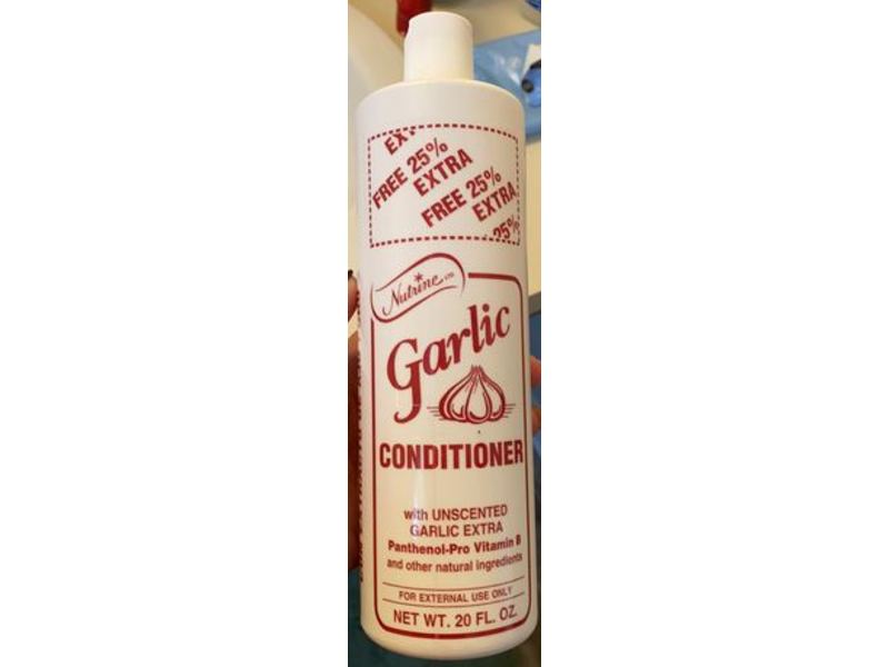 Nutrine Garlic Conditioner, Unscented Garlic Extra, 20 fl oz