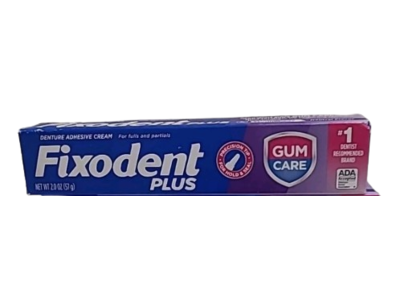 Fixodent Plus Denture Adhesive Cream, 2 oz/57 g
