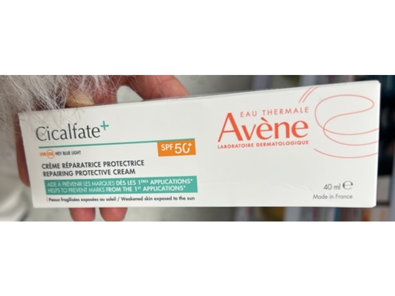 Avene Cicalfate+ Repairing Protective Cream, SPF 50+, 40 mL