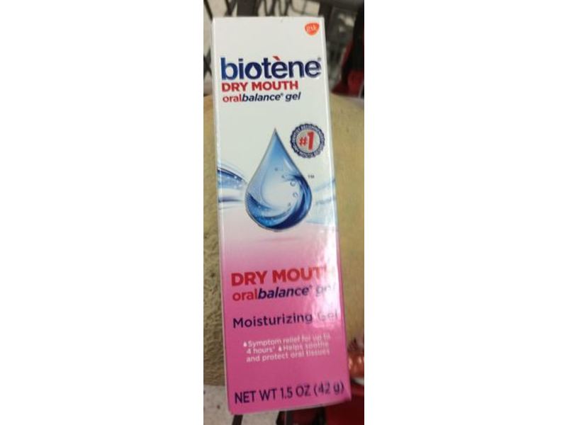 Biotene Dry Mouth Oralbalance Moisturizer Gel, 1.50 oz/42 g