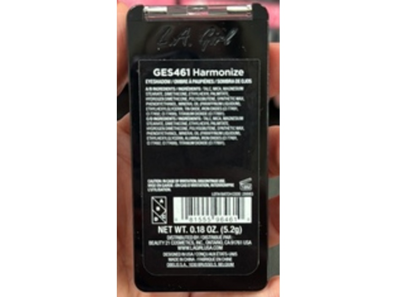 L.a. Girl Mesmerizing Eye Lux Eyeshadow, Harmonize, 0.18 oz/5.2 g