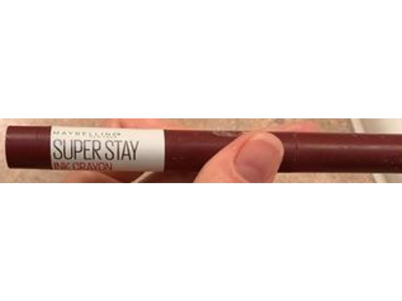 Maybelline New York Super Stay Ink Crayon Lipstick, Settle For More, 0.04 oz/1.2 g