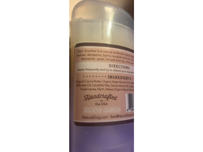 Natural Dog Company Skin Soother Healing , 2 oz/59 mL