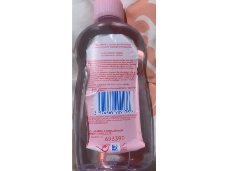 Johnson`s Baby Oil, 300 mL