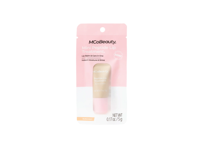 MCoBeauty Mini Peptide Lip Treatment, Buttercream, 0.17 oz/5 g