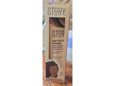 Story Beauty Mattifying Primer, Niacinamide Shea Butter And Kaolin Clay, 1.97 fl oz/58 mL