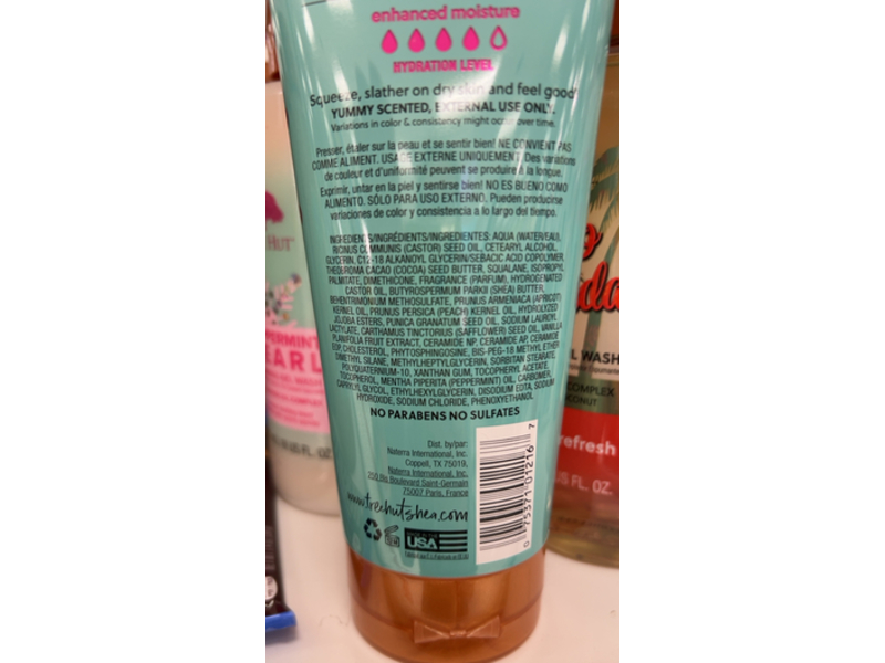 Tree Hut Peppermint Pearl Moisturizing Body Lotion, Ceramides + Squalene, 8.5 fl oz/251 mL