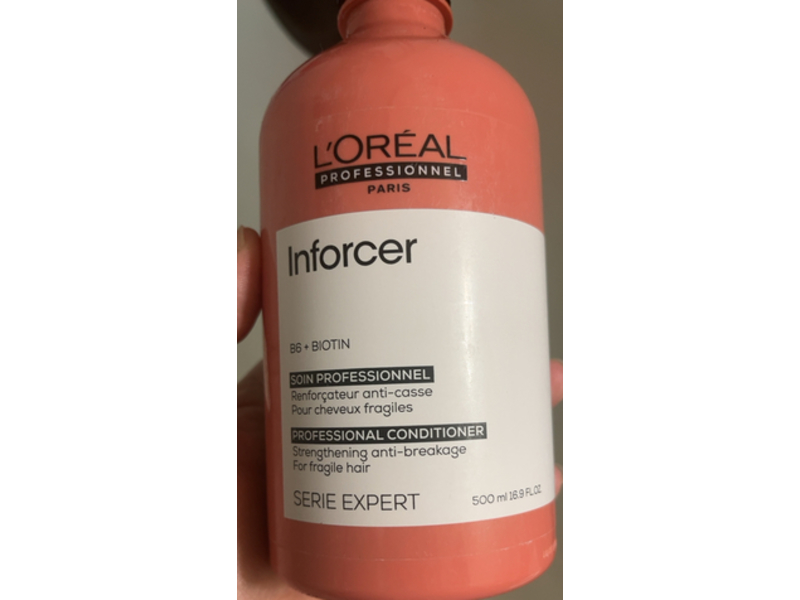 L'Oreal Professionnel Inforcer Conditioner, B6+ Biotin, 16.9 fl oz/500 mL