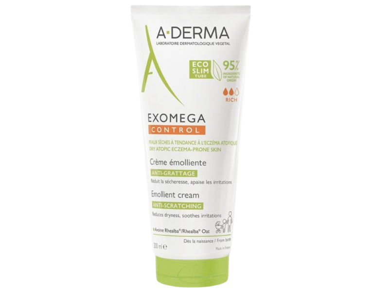 A-Derma Exomega Control Emolient Cream, 200 mL
