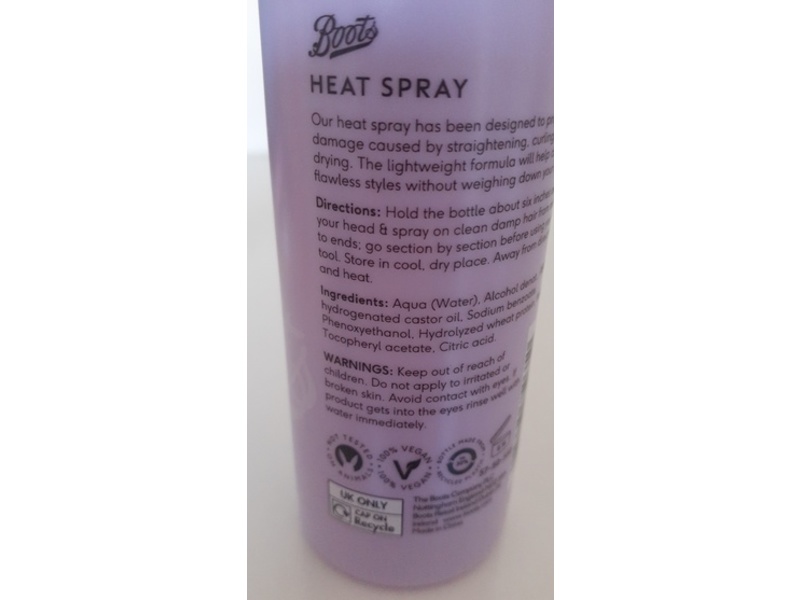 Boots Heat Protection Spray, 125 mL