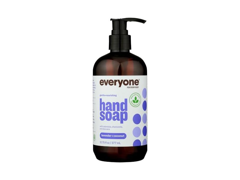 Everyone Gentle+Nourishing Hand Soap, Lavender+Coconut, 12.75 fl oz/377 mL