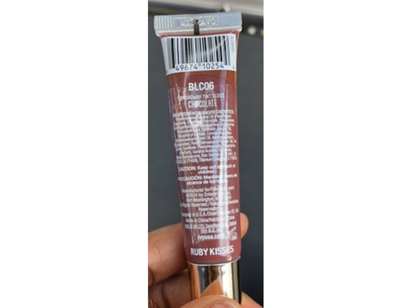 Ruby Kisses Broadway Coconut Oil Lip Gloss, Chocolate, 0.47 fl oz/14 mL