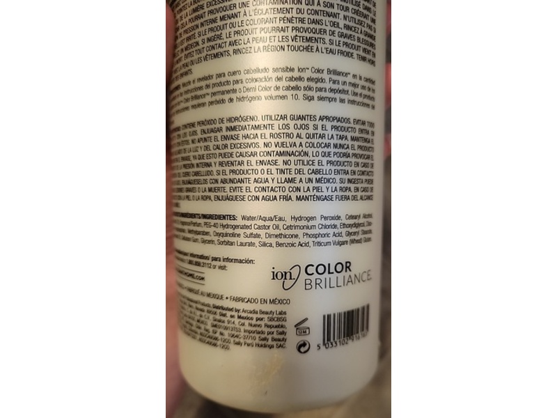 ion Sensitive Scalp Creme Developer, 10 Vol, 32 fl oz/946 mL