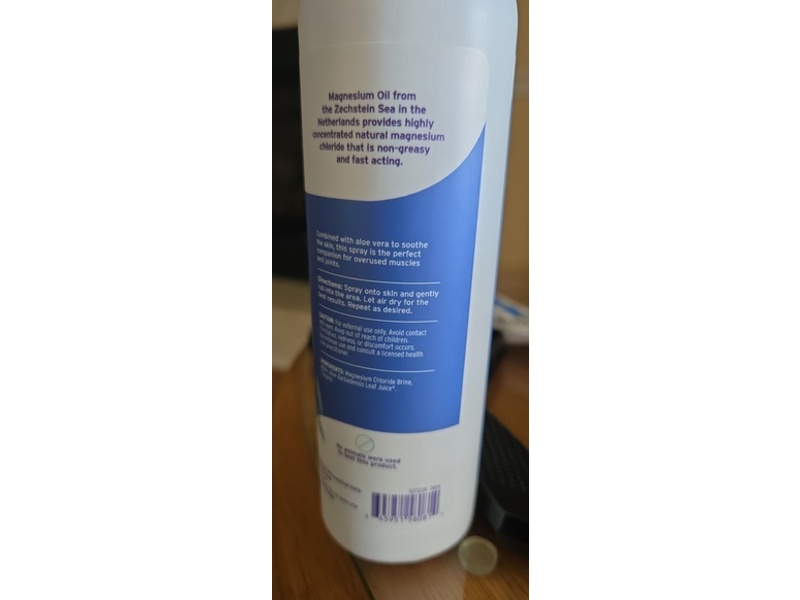 Life-Flo Magnesium Oil Spray, Aloevera, 8 fl oz/237 mL