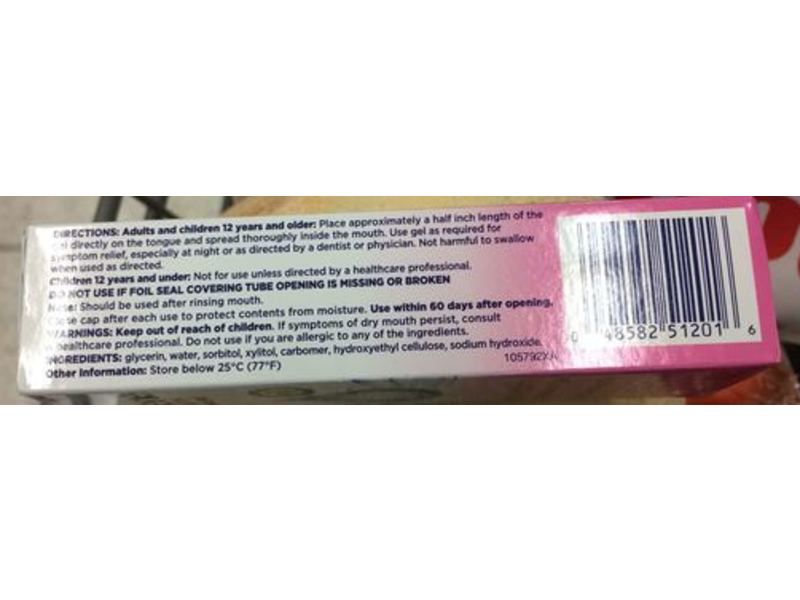 Biotene Dry Mouth Oralbalance Moisturizer Gel, 1.50 oz/42 g