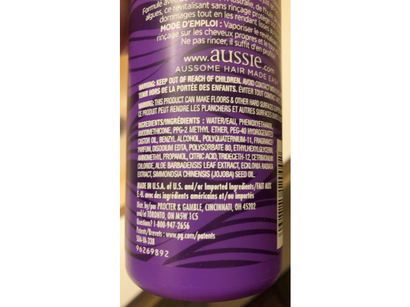 Aussie Hair Insurance Leave-In Conditioner, 8 fl oz/236 mL