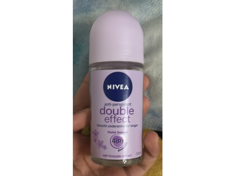 Nivea Double Effect Antiperspirant, Violet Senses, 50 mL