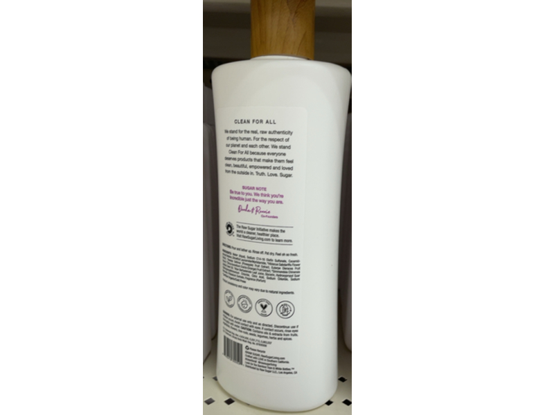 Raw Sugar Simply Body Wash, Hibiscus + Island Fruit, 25 fl oz/740 mL