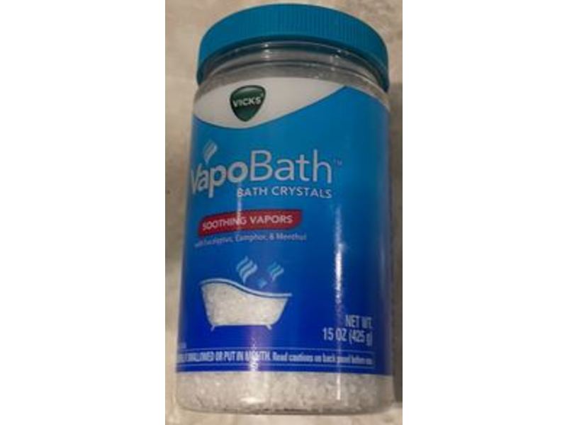 Vicks Vapobath Bath Crystals, Soothing Vapors, 15 oz/425 g