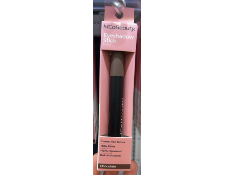 MCoBeauty Matte Eyeshadow Stick, Chocolate, 1.2 g