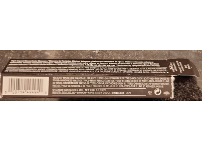 Clinique High Impact Waterproof Mascara, 01 Black, 0.28 oz/8 mL