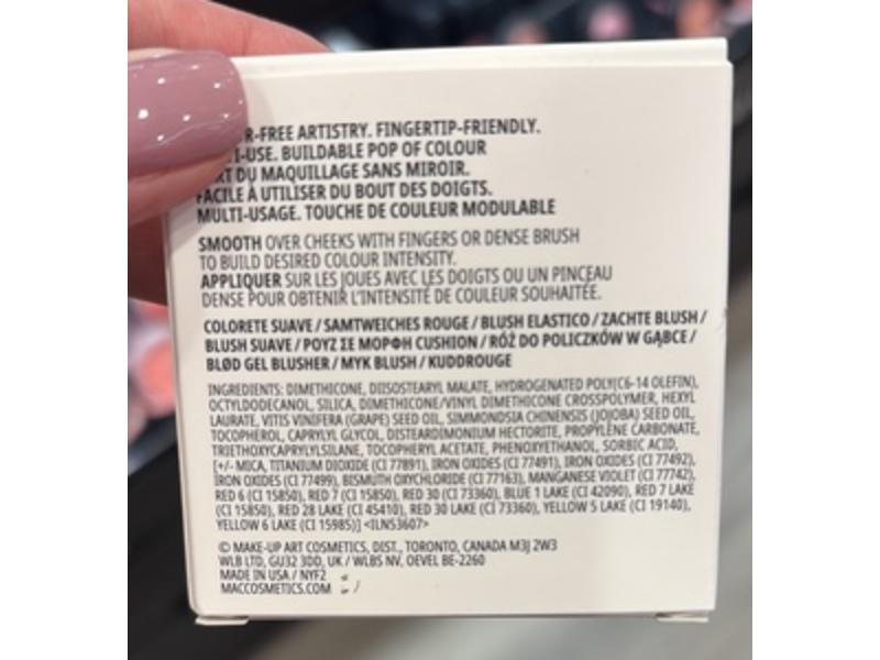 M.A.C Glow Play Cushiony Blush, Blush Please, 0.25 fl oz/7.3 g